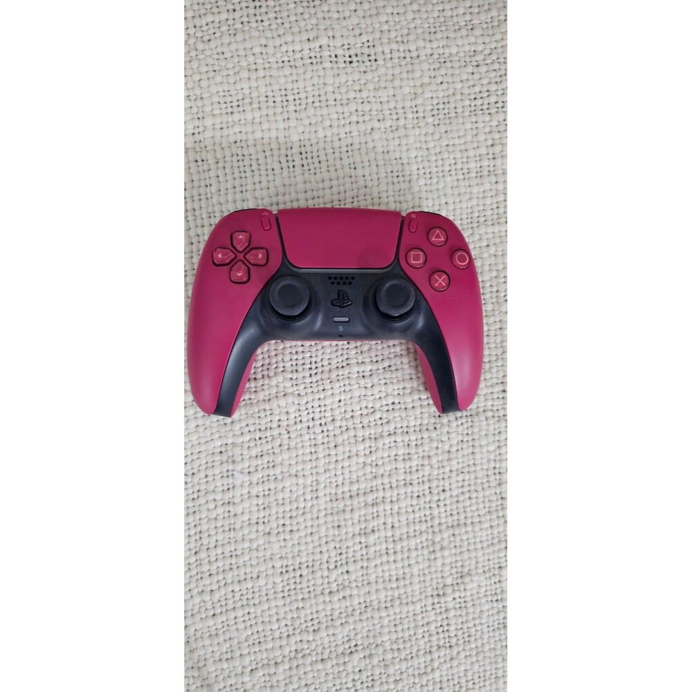 Sony PlayStation 5 DualSense Wireless Controller features a vibrant Cosmic Red